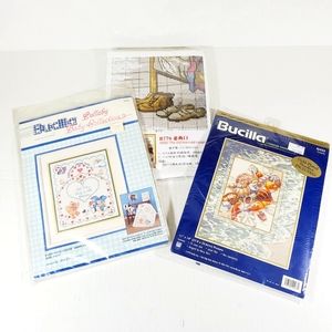 Bucilla & 1 More Cross Stitch Bundle (no needles included)